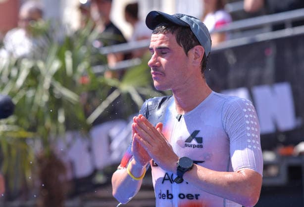 28.06.2026, xblx, Leichtathletik Ironman, Mainova IRONMAN European Championship, EM, Europameisterschaft Frankfurt 2026 v.l. Ziel, Gustav Iden (NOR) (DFL DFB REGULATIONS PROHIBIT ANY USE OF PHOTOGRAPHS as IMAGE SEQUENCES and or QUASI-VIDEO) Frankfurt *** June 28, 2026, xblx, Track and Field Ironman, Mainova IRONMAN European Championship Frankfurt 2026 v l Finish Line, Gustav Iden NOR DFL DFB REGULATIONS PROHIBIT ANY USE OF PHOTOGRAPHS as IMAGE SEQUENCES and or QUASI-VIDEO Frankfurt