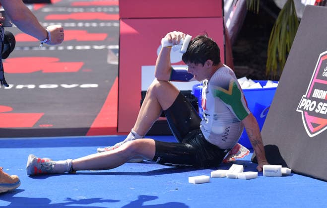 28.06.2026, xblx, Leichtathletik Ironman, Mainova IRONMAN European Championship, EM, Europameisterschaft Frankfurt 2026 v.l. Ziel, Jamie Riddle (ZAF) (DFL DFB REGULATIONS PROHIBIT ANY USE OF PHOTOGRAPHS as IMAGE SEQUENCES and or QUASI-VIDEO) Frankfurt *** June 28, 2026, xblx, Track and Field Ironman, Mainova IRONMAN European Championship Frankfurt 2026 v l Finish Line, Jamie Riddle ZAF DFL DFB REGULATIONS PROHIBIT ANY USE OF PHOTOGRAPHS as IMAGE SEQUENCES and or QUASI-VIDEO Frankfurt