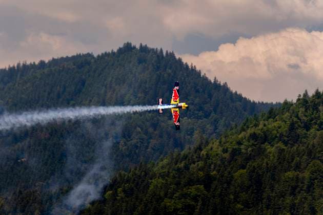 SPIELBERG - Red Bull airshow during Formula 1 Austria at the Red Bull Ring on June 28, 2026 in Spielberg, Austria. (Photo by DeFodi Images) - *** SPIELBERG Red Bull airshow during the Formula 1 Austrian Grand Prix at the Red Bull Ring on June 28, 2026, in Spielberg, Austria. Photo by DeFodi Images