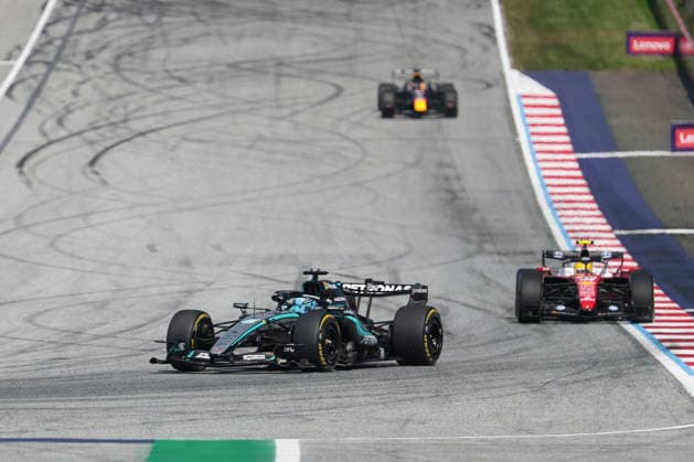 MOTORSPORTS, FORMULA 1 - GP of Austria 2026 SPIELBERG,AUSTRIA,28.JUN.26 - MOTORSPORTS, FORMULA 1 - Grand Prix of Austria, Red Bull Ring. Image shows George Russell (GBR Mercedes).  GEPAxpictures xMatthiasxTrinkl
