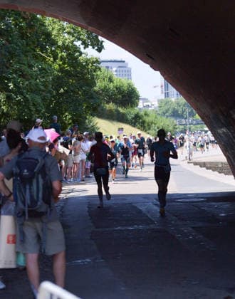 28.06.2026, xblx, Leichtathletik Ironman, Mainova IRONMAN European Championship, EM, Europameisterschaft Frankfurt 2026 v.l. Laufstrecke, Laufen, Lauf, Marathon, (DFL DFB REGULATIONS PROHIBIT ANY USE OF PHOTOGRAPHS as IMAGE SEQUENCES and or QUASI-VIDEO) Frankfurt *** June 28, 2026, xblx, Track and Field Ironman, Mainova IRONMAN European Championship Frankfurt 2026 v l Running Course, Running, Run, Marathon, DFL DFB REGULATIONS PROHIBIT ANY USE OF PHOTOGRAPHS as IMAGE SEQUENCES and or QUASI-VIDEO Frankfurt