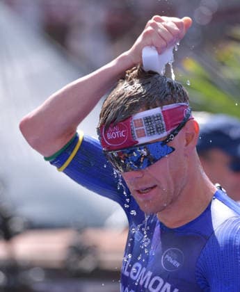 28.06.2026, xblx, Leichtathletik Ironman, Mainova IRONMAN European Championship, EM, Europameisterschaft Frankfurt 2026 v.l. Casper Stornes (NOR), Ziel (DFL DFB REGULATIONS PROHIBIT ANY USE OF PHOTOGRAPHS as IMAGE SEQUENCES and or QUASI-VIDEO) Frankfurt *** June 28, 2026, xblx, Track and Field Ironman, Mainova IRONMAN European Championship Frankfurt 2026, photo by Casper Stornes (NOR), Finish Line. DFL and DFB regulations prohibit any use of photographs as image sequences and or quasi-video in Frankfurt.