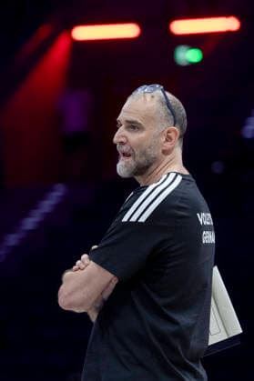 VNL China - Germany 28.06.2026 volleyball, Gliwice , Arena Pre Zero , Mens Volleyball Nations League 2026 FIVB VNL (siatkowka, Liga Narodow, Chiny - Niemcy ), game , match China - Germany image shows: head coach Massimo Botti photo Katarzyna Plewczynska Fotostyk Copyright: xKatarzynaxPlewczynskax 20260628KAPL5810