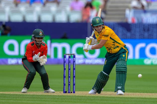 LONDON, ENGLAND JUNE 28 - Marizanne Kapp of South Africa during the ICC Women s T20 World Cup game between South Africa Women and Bangadesh Women at Lord s Cricket Ground on June 28, 2026 in London , England . (Photo by Keeran Marquis Sports Press Photo)  Copyright: xKeeranxMarquis SPPx Sportspressphoto_SPR179280