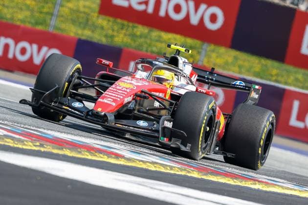 Lewis Hamilton (Scuderia Ferrari HP 44), Rennen, Grosser Preis von Oesterreich, Motorsport, Herren, Formel 1, 28.06.2026 Spielberg Steiermark Oesterreich *** Lewis Hamilton, Scuderia Ferrari, No. 44, Race, Austrian Grand Prix, Motorsports, Men, Formula 1, June 28, 2026, Spielberg, Styria, Austria Copyright: xkolbert-press ChristianxKolbertx