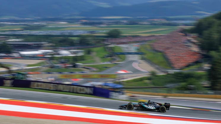 MOTORSPORTS, FORMULA 1 - GP of Austria 2026 SPIELBERG,AUSTRIA,28.JUN.26 - MOTORSPORTS, FORMULA 1 - Grand Prix of Austria, Red Bull Ring. Image shows George Russell (GBR Mercedes).  GEPAxpictures xMarioxBuehner-Wei