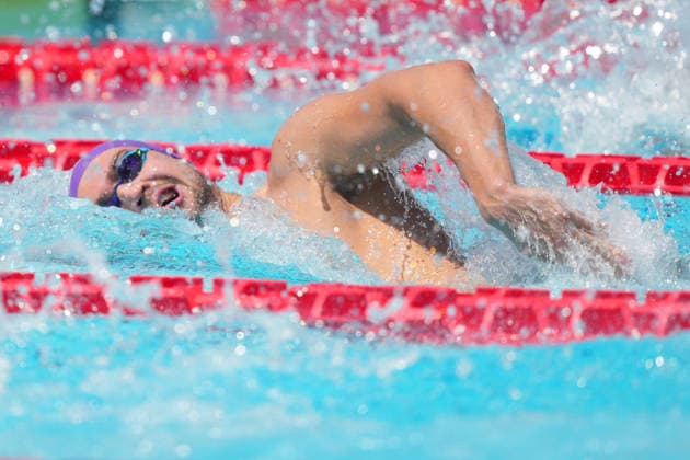 Kliment Kolesnikov of Neutral Athletes B, 200m Freestyle Men Heats, during the 62nd Settecolli swimming meeting at Stadio del Nuoto in Rome (Italy), June 28, 2026. antoniettaxbaldassarre