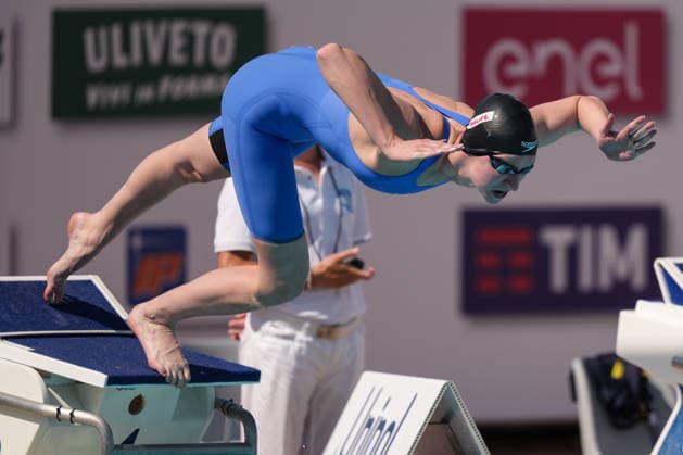 Helena Rosendahl Bach of Denmark, 200m Butterfly Women Heats, during the 62nd Settecolli swimming meeting at Stadio del Nuoto in Rome (Italy), June 28, 2026. antoniettaxbaldassarre