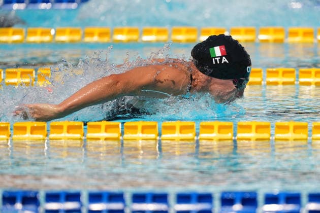 Paola Borrelli of Italy, 200m Butterfly Women Heats, during the 62nd Settecolli swimming meeting at Stadio del Nuoto in Rome (Italy), June 28, 2026. antoniettaxbaldassarre