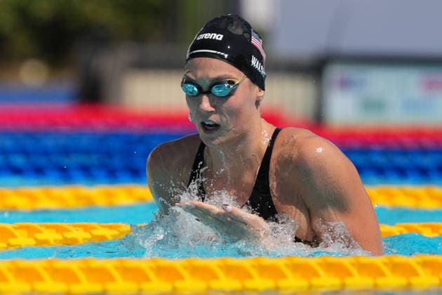 Alexandra Walsh of United States, 200m Breaststroke Women Heats, during the 62nd Settecolli swimming meeting at Stadio del Nuoto in Rome (Italy), June 28, 2026. antoniettaxbaldassarre