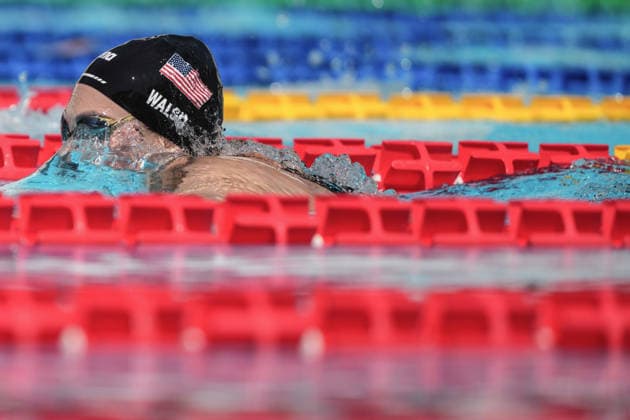 Alexandra Walsh of United States, 200m Breaststroke Women Heats, during the 62nd Settecolli swimming meeting at Stadio del Nuoto in Rome (Italy), June 28, 2026. antoniettaxbaldassarre