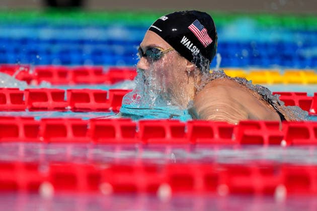 Alexandra Walsh of United States, 200m Breaststroke Women Heats, during the 62nd Settecolli swimming meeting at Stadio del Nuoto in Rome (Italy), June 28, 2026. antoniettaxbaldassarre