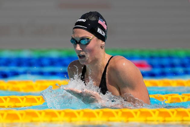 Alexandra Walsh of United States, 200m Breaststroke Women Heats, during the 62nd Settecolli swimming meeting at Stadio del Nuoto in Rome (Italy), June 28, 2026. antoniettaxbaldassarre