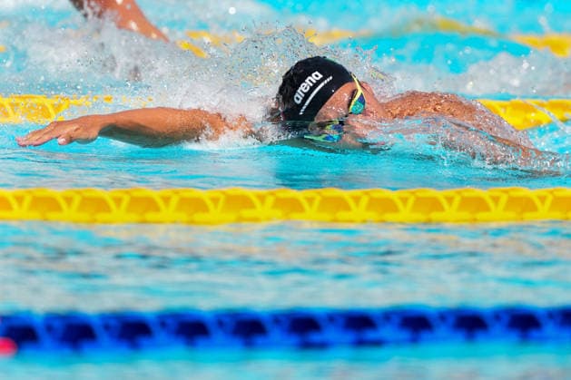 David Popovici of Romania, 200m Freestyle Men Heats, during the 62nd Settecolli swimming meeting at Stadio del Nuoto in Rome (Italy), June 28, 2026. antoniettaxbaldassarre