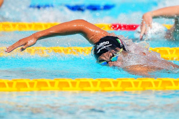 David Popovici of Romania, 200m Freestyle Men Heats, during the 62nd Settecolli swimming meeting at Stadio del Nuoto in Rome (Italy), June 28, 2026. antoniettaxbaldassarre