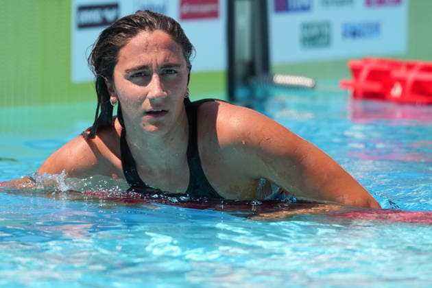 Simona Quadarella of Italy, 400m Freestyle Women Heats, during the 62nd Settecolli swimming meeting at Stadio del Nuoto in Rome (Italy), June 28, 2026. antoniettaxbaldassarre
