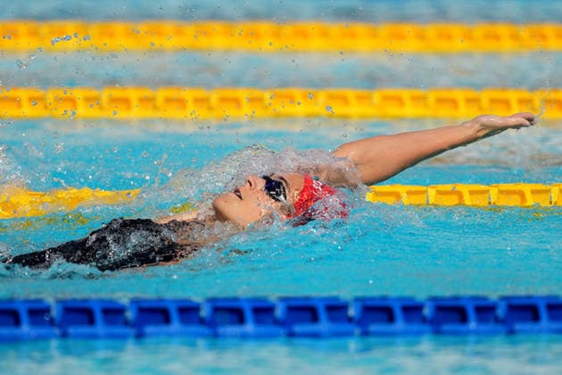 Aurora Velati of Italy, 200m Backstroke Women Heats, during the 62nd Settecolli swimming meeting at Stadio del Nuoto in Rome (Italy), June 28, 2026. antoniettaxbaldassarre