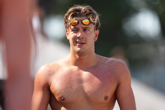 Noe Ponti of Switzerland, 50m Butterfly Men Heats, during the 62nd Settecolli swimming meeting at Stadio del Nuoto in Rome (Italy), June 28, 2026. antoniettaxbaldassarre