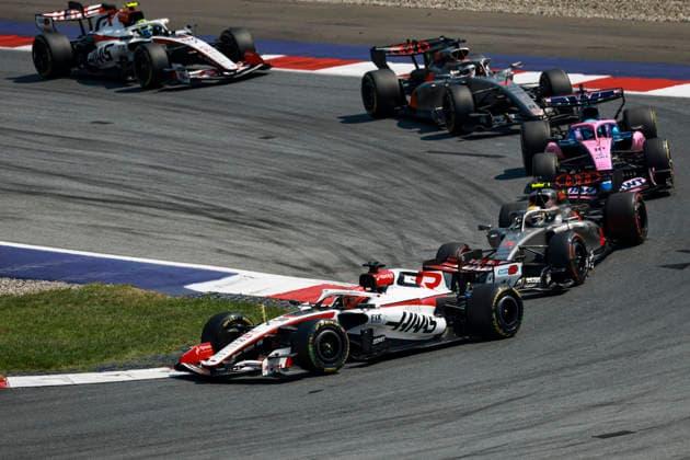 F1 - AUSTRIAN GRAND PRIX 2026 31 OCON Esteban (fra), TGR Haas F1 Team VF-26, action 05 BORTOLETO Gabriel (bra), Audi F1 Team R26, action 10 GASLY Pierre (fra), Alpine F1 Team A526, action 27 HULKENBERG Nico (ger), Audi F1 Team , action during the Formula 1 Austrian Grand Prix 2026, 8th round of the 2026 Formula One World Championship, WM, Weltmeisterschaft from June 26 to 28, 2026 on the Red Bull Ring, in Spielberg, Austria - SpielbergAustria  Copyright: xFLORENTxGOODENx