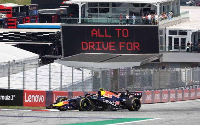 28.06.2026, Red Bull Ring, Spielberg, Formel 1 Großer Preis von Österreich 2026 , im Bild Isack Hadjar (FRA), Oracle Red Bull Racing (Photo by Alessandro Martellotta Hasan Bratic DeFodi Images) - *** June 28, 2026, Red Bull Ring, Spielberg, 2026 Formula 1 Austrian Grand Prix; pictured: Isack Hadjar (FRA), Oracle Red Bull Racing. Photo by Alessandro Martellotta, Hasan Bratic, DeFodi Images
