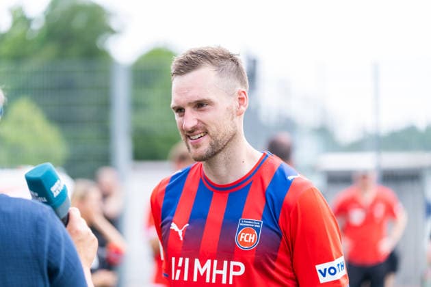 Patrick Mainka (FC Heidenheim, 06), 1.FC Heidenheim, Trainingsauftakt, Fußball, 2. Bundesliga, Saison 2026 2027, 28.06.2026, 1.FC Heidenheim, Trikotvorstellung, Fußball, 2. Bundesliga, Saison 2026 2027, 28.06.2026 Heidenheim *** Patrick Mainka, FC Heidenheim, 06, 1 FC Heidenheim, Start of Training, Soccer, 2. Bundesliga, 2026–2027 Season, June 28, 2026, 1 FC Heidenheim, jersey unveiling, soccer, 2. Bundesliga, 2026–2027 season, June 28, 2026, Heidenheim Copyright: xEibner-Pressefoto MaxxVogelx EP_MVL