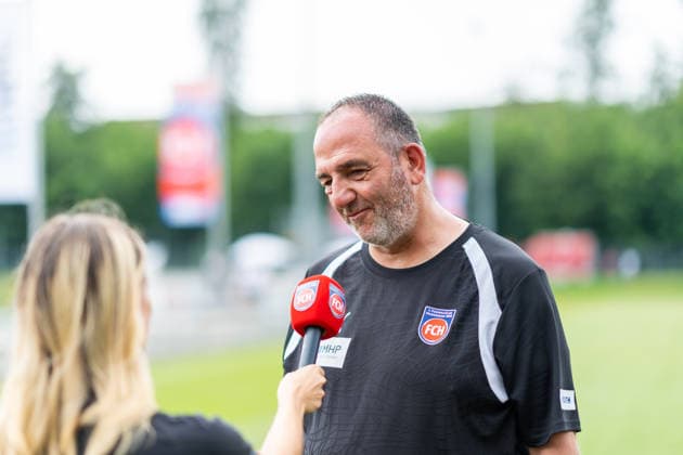 Frank Schmidt (FC Heidenheim, Cheftrainer), 1.FC Heidenheim, Trainingsauftakt, Fußball, 2. Bundesliga, Saison 2026 2027, 28.06.2026, 1.FC Heidenheim, Trikotvorstellung, Fußball, 2. Bundesliga, Saison 2026 2027, 28.06.2026 Heidenheim *** Frank Schmidt, FC Heidenheim, Head Coach, 1 FC Heidenheim, Start of Training, Soccer, 2. Bundesliga, 2026–2027 Season, June 28, 2026, 1 FC Heidenheim, jersey unveiling, soccer, 2. Bundesliga, 2026–2027 season, June 28, 2026, Heidenheim Copyright: xEibner-Pressefoto MaxxVogelx EP_MVL