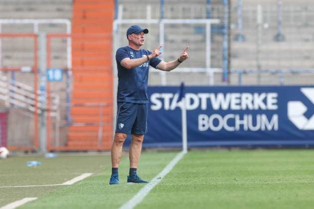 28.06.2026, Fussball, Saison 2026 2027, Testspiel, VfL Bochum - Vonovia Allstars, Trainer Uwe Rösler (VfL Bochum) Bochum Vonovia Ruhrstadion NRW Deutschland xRHR-FOTO TRx *** June 28, 2026, Soccer, 2026–2027 Season, Friendly Match, VfL Bochum Vonovia Allstars, Coach Uwe Rösler, VfL Bochum, Bochum, Vonovia Ruhrstadion, North Rhine-Westphalia, Germany, xRHR, PHOTO, TRx Copyright: RHR-FOTOx RHR-FOTO TR