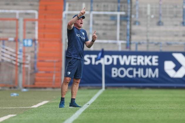 28.06.2026, Fussball, Saison 2026 2027, Testspiel, VfL Bochum - Vonovia Allstars, Trainer Uwe Rösler (VfL Bochum) Bochum Vonovia Ruhrstadion NRW Deutschland xRHR-FOTO TRx *** June 28, 2026, Soccer, 2026–2027 Season, Friendly Match, VfL Bochum Vonovia Allstars, Coach Uwe Rösler, VfL Bochum, Bochum, Vonovia Ruhrstadion, North Rhine-Westphalia, Germany, xRHR, PHOTO, TRx Copyright: RHR-FOTOx RHR-FOTO TR