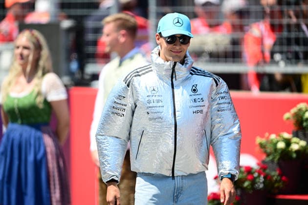 F1 Grand Prix of Austria George Russell of Mercedes-AMG Petronas drives during the Austrian Grand Prix at Red Bull Ring in Spielberg bei Knittenfeld, Austria, on June 28, 2026. Spielberg bei Knittenfeld Styria Austria  Copyright: xAndreaxDiodatox originalFilename:diodato-austrian260628_npCbk.jpg