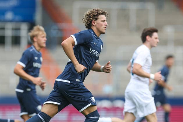 28.06.2026, Fussball, Saison 2026 2027, Testspiel, VfL Bochum - Vonovia Allstars, Luis Pick (VfL Bochum) Bochum Vonovia Ruhrstadion NRW Deutschland xRHR-FOTO TRx *** June 28, 2026, Soccer, 2026–2027 Season, Friendly Match, VfL Bochum Vonovia Allstars, Luis Pick, VfL Bochum, Bochum, Vonovia Ruhrstadion, North Rhine-Westphalia, Germany, xRHR, PHOTO, TRx Copyright: RHR-FOTOx RHR-FOTO TR