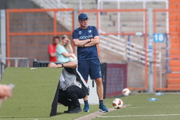 28.06.2026, Fussball, Saison 2026 2027, Testspiel, VfL Bochum - Vonovia Allstars, Trainer Uwe Rösler (VfL Bochum) Bochum Vonovia Ruhrstadion NRW Deutschland xRHR-FOTO TRx *** June 28, 2026, Soccer, 2026–2027 Season, Friendly Match, VfL Bochum Vonovia Allstars, Coach Uwe Rösler, VfL Bochum, Bochum, Vonovia Ruhrstadion, NRW, Germany, xRHR, PHOTO, TRx Copyright: RHR-FOTOx RHR-FOTO TR