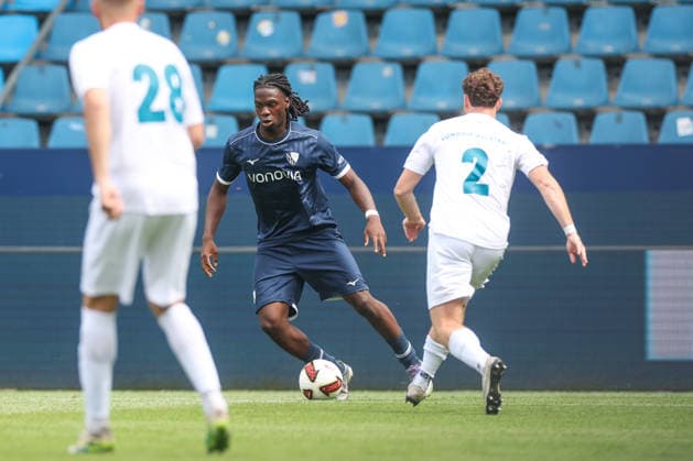 28.06.2026, Fussball, Saison 2026 2027, Testspiel, VfL Bochum - Vonovia Allstars, Aurel Wagbe (VfL Bochum) Bochum Vonovia Ruhrstadion NRW Deutschland xRHR-FOTO TRx *** June 28, 2026, Soccer, 2026–2027 Season, Friendly Match, VfL Bochum Vonovia Allstars, Aurel Wagbe, VfL Bochum, Bochum, Vonovia Ruhrstadion, NRW, Germany, xRHR, PHOTO, TRx Copyright: RHR-FOTOx RHR-FOTO TR