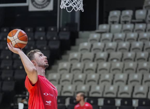 Turkish National Basketball Team training session ahead of FIBA World Cup Qualifiers ISTANBUL, TURKIYE - JUNE 28: National player Alperen Sengun is seen during a training session of the Turkish National Men s Basketball Team under the management of head coach Ergin Ataman ahead of their upcoming matches against Bosnia and Herzegovina, and Switzerland for the 2027 FIBA Basketball World Cup European Qualifiers, at Besiktas GAIN Sports Complex in Istanbul, Turkiye on June 28, 2026. The first 10 minutes of the practice session, which included passing and warm-up drills, were open to the press. Esra Bilgin Anadolu Istanbul Turkey. Editorial use only. Please get in touch for any other usage.  Copyright: x2026xAnadoluxEsraxBilginx
