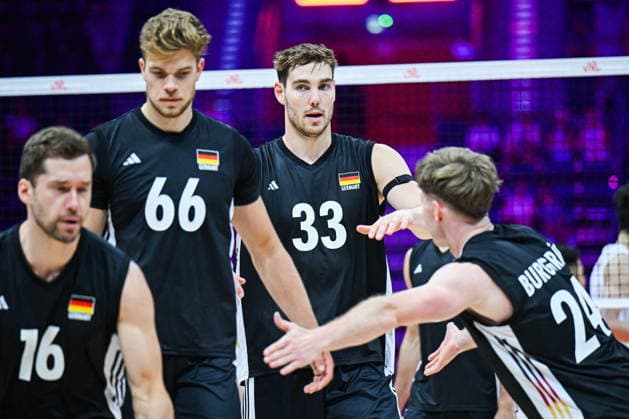 Gliwice 28.06.2026. Volleyball Men s Volleyball Nations League season 2026 match between China and Germany in Gliwice, Poland. --- Siatkowka Liga Narodow sezon 2026 mecz: Chiny - Niemcy. Persons shown: Simon Torwie Fot. Antoni Dec Arena Akcji NEWSPIX.PL --- newspix.pl 
