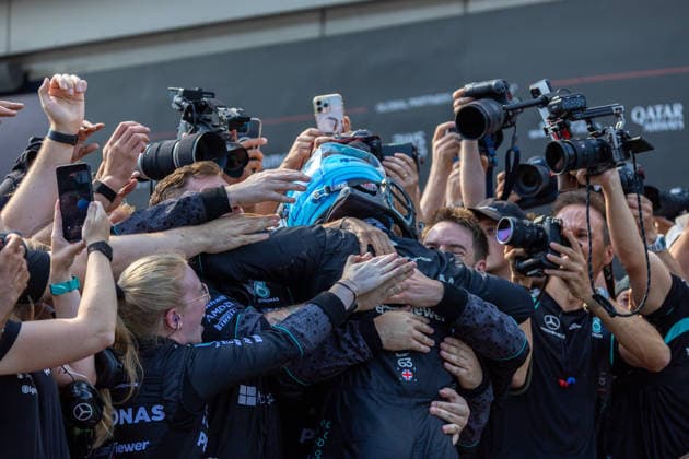 MOTORSPORTS, FORMULA 1 - GP of Austria 2026 SPIELBERG,AUSTRIA,28.JUN.26 - MOTORSPORTS, FORMULA 1 - Grand Prix of Austria, Red Bull Ring. Image shows George Russell (GBR Mercedes).  GEPAxpictures xGabrielxLopez