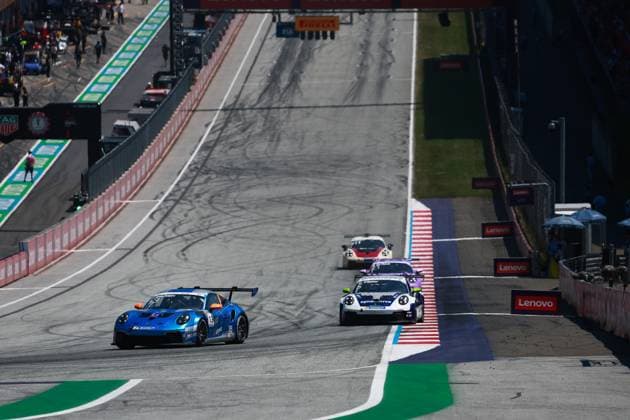 13 Jorge E. Ramirez Fernandez (ESP, RGB Racing Team), 5 Kai Pfister (DEU, Proton Competition), Porsche Mobil 1 Supercup at Red Bull Ring on June 28, 2026 in Spielberg, Austria. (Photo by HOCH ZWEI) Spielberg Austria *** 13 Jorge E. Ramirez Fernandez (ESP), RGB Racing Team; 5 Kai Pfister (DEU), Proton Competition; Porsche Mobil 1 Supercup at the Red Bull Ring on June 28, 2026, in Spielberg, Austria. Photo by HOCH ZWEI, Spielberg, Austria