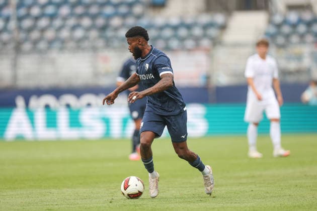 28.06.2026, Fussball, Saison 2026 2027, Testspiel, VfL Bochum - Vonovia Allstars, Moritz-Broni Kwarteng (VfL Bochum) Bochum Vonovia Ruhrstadion NRW Deutschland xRHR-FOTO TRx *** June 28, 2026, Soccer, 2026–2027 Season, Friendly Match, VfL Bochum Vonovia Allstars, Moritz Broni Kwarteng, VfL Bochum, Bochum, Vonovia Ruhrstadion, North Rhine-Westphalia, Germany, xRHR, PHOTO, TRx Copyright: RHR-FOTOx RHR-FOTO TR