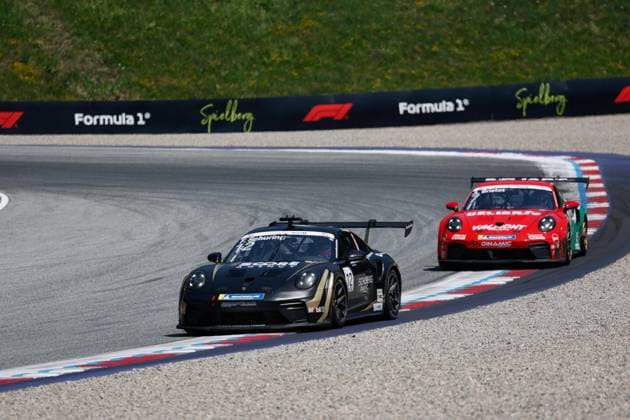 12 Flynt Schuring (NLD, Schumacher CLRT), Porsche Mobil 1 Supercup at Red Bull Ring on June 28, 2026 in Spielberg, Austria. (Photo by HOCH ZWEI) Spielberg Austria *** 12 Flynt Schuring NLD, Schumacher CLRT, Porsche Mobil 1 Supercup at the Red Bull Ring on June 28, 2026, in Spielberg, Austria. Photo by HOCH ZWEI, Spielberg, Austria