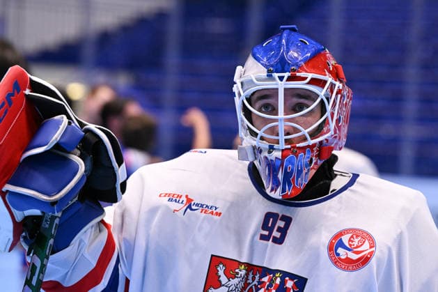 The Men s World Ball Hockey Championship Final: Czech Republic vs. USA, Ostravar Arena, Ostrava, June 28, 2026. Czech goalkeeper Vojtech Mokry after the game. (CTKxPhoto JaroslavxOzana) CTKPhotoP2026062805818  CTKPhotoP2026062805818