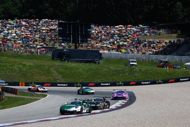 15 Theo Oeverhaus (DEU, Martinet by Almeras), 11 Chester Kieffer (LUX, Schumacher CLRT), Porsche Mobil 1 Supercup at Red Bull Ring on June 28, 2026 in Spielberg, Austria. (Photo by HOCH ZWEI) Spielberg Austria *** 15 Theo Oeverhaus (GER), Martinet by Almeras, 11 Chester Kieffer (LUX), Schumacher CLRT, Porsche Mobil 1 Supercup at the Red Bull Ring on June 28, 2026, in Spielberg, Austria. Photo by HOCH ZWEI, Spielberg, Austria