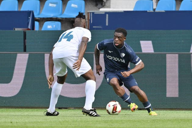 Samuel Bamba (VfL Bochum), re. 28.06.2026, Fussball 2. Bundesliga, Saison 2026 2027, Testspiel, VfL Bochum - Vonovia Allstars Bochum Vonovia Ruhrstadion Nordrhein Westfalen Deutschland *** Samuel Bamba, VfL Bochum, June 28, 2026, Soccer, 2. Bundesliga, 2026–2027 season, Friendly Match, VfL Bochum vs. Vonovia Allstars, Bochum, Vonovia Ruhrstadion, North Rhine-Westphalia, Germany Team2