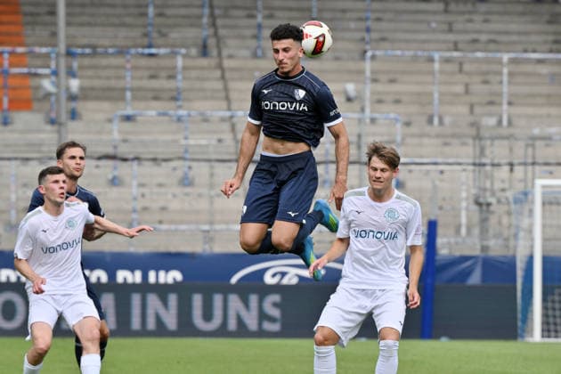 Mohammed Tolba, li. (VfL Bochum) 28.06.2026, Fussball 2. Bundesliga, Saison 2026 2027, Testspiel, VfL Bochum - Vonovia Allstars Bochum Vonovia Ruhrstadion Nordrhein Westfalen Deutschland *** Mohammed Tolba, VfL Bochum, June 28, 2026, Soccer, 2. Bundesliga, 2026–2027 season, Friendly Match, VfL Bochum vs. Vonovia Allstars, Bochum Vonovia Ruhrstadion, North Rhine-Westphalia, Germany Team2