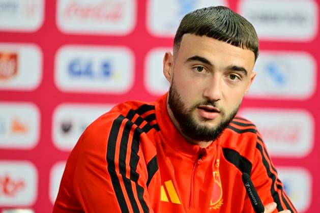 Football, 2026 FIFA World Cup, Belgium national team, press conference and training session