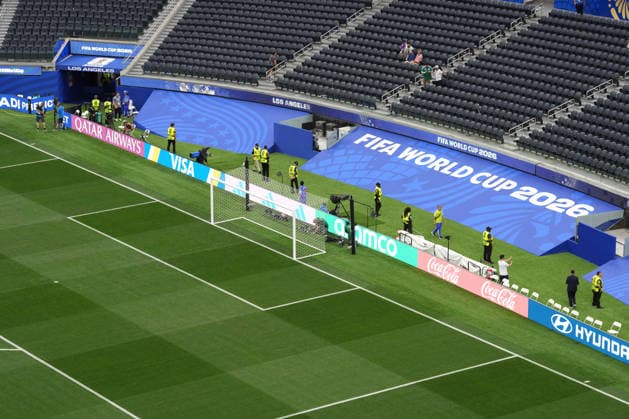 RECORD DATE NOT STATED 28th June 2026; SoFi Stadium, Los Angeles, California, United States of America; FIFA World Cup, WM, Weltmeisterschaft, Fussball Football, South Africa versus Canada; SoFi Stadium ahead of the match AlecxBrown