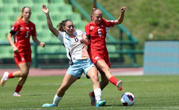 Football, Women, Under-19 European Championship, Switzerland v Spain