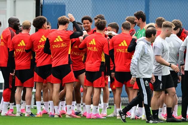 Red Devils picture during a training session of Belgian national soccer team Red Devils, on Sunday 28 June 2026 in their base camp, home of the Seattle Sounders, Renton, Seattle, USA. The Rode Duivels - Diables Rouges qualified for the knockout stage of the 2026 FIFA World Cup, WM, Weltmeisterschaft, Fussball where they ll meet Senegal in the round of 32 on July 1st. DIRKxWAEM  x179749486x