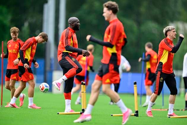 Belgian national football team - FIFA World Cup, WM, Weltmeisterschaft, Fussball 2026 - media activities 28 06 2026 RENTON, UNITED STATES OF AMERICA - JUNE 28 : Lukaku Romelu forward of Belgium pictured during a training session of the Belgian national football team during the FIFA World Cup 2026 on June 28, 2026 in Renton, United States of America, 28 06 2026 Renton United States of America  Copyright: xJanxDexMeuleneirx