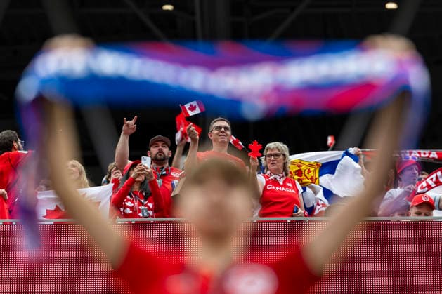 June 28, 2026, Los Angeles, California, USA: Fans are seen before the FIFA World Cup, WM, Weltmeisterschaft, Fussball Round of 32 soccer match between Canada and South Africa in Inglewood, Calif., Sunday, June 28, 2026. Los Angeles USA - ZUMAc68_ 20260628_zaf_c68_015 Copyright: xRingoxChiux