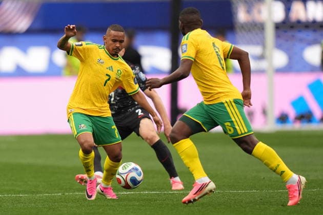 FIFA World Cup, WM, Weltmeisterschaft, Fussball 2026 - Round of 32 - South Africa vs Canada Oswin Appollis of South Africa in action during the FIFA World Cup 2026 Round of 32 match South Africa against Canada, in Los Angeles, USA, 28 June 2026. LOS ANGELES United States  Copyright: xSCOTTxSTRAZZANTEx