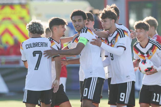Football, Under-19 European Championship, Germany v Denmark